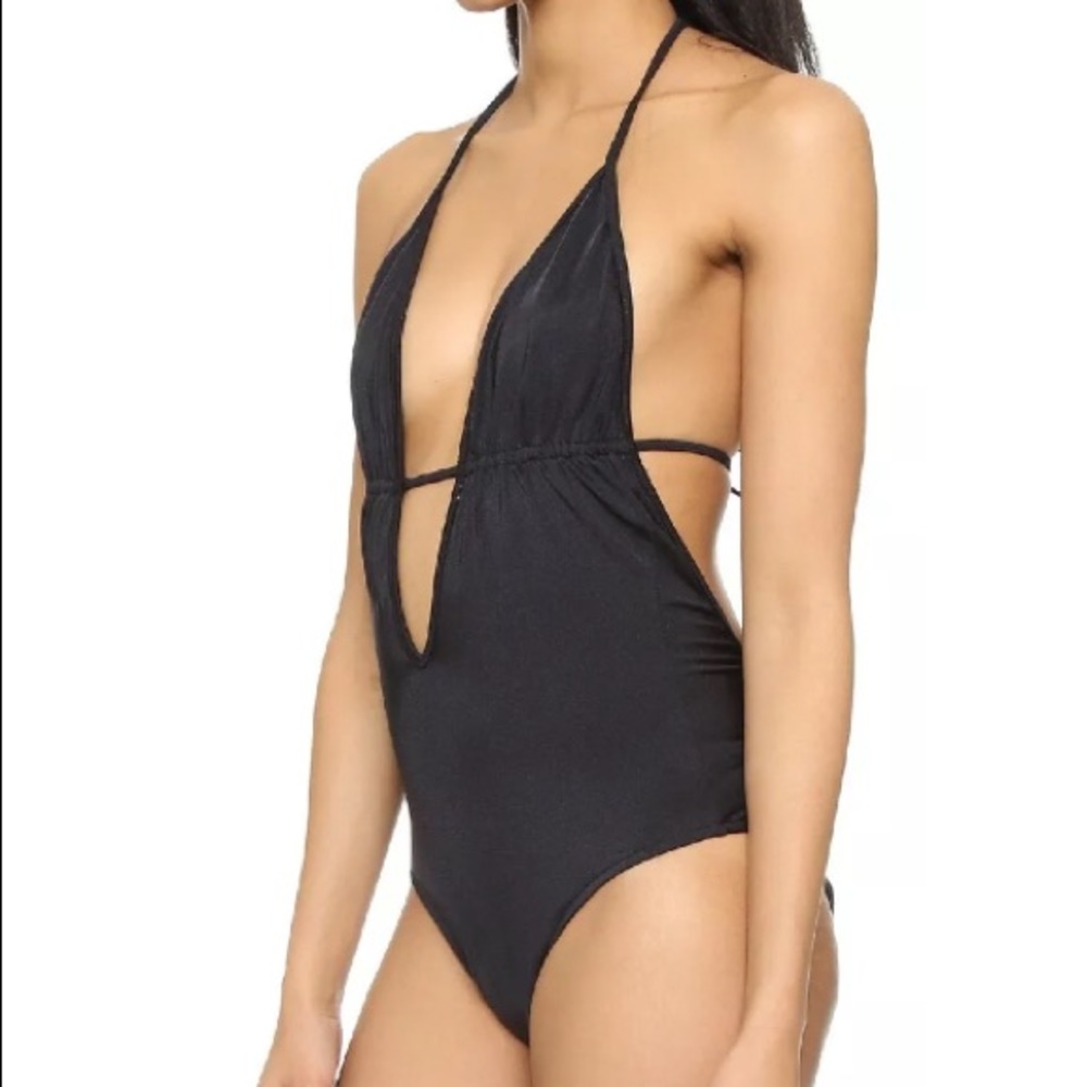 NWT Milly Acapulco One-Piece Swimsuit Black
